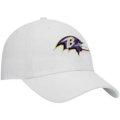 '47 Women's White Baltimore Ravens Miata Clean Up Logo Adjustable Hat -Mitchell & Ness store DSCO1136779141 3550 ALT3