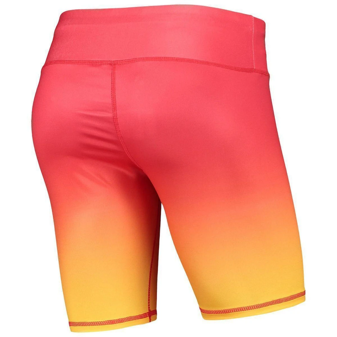 FOCO Women's Red Kansas City Chiefs Gradient Biker Shorts 6 FOCO Women's Red Kansas City Chiefs Gradient Biker Shorts - Image 4
