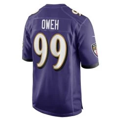 Nike Men's Odafe Oweh Purple Baltimore Ravens Game Jersey -Mitchell & Ness store DSCO1136779446 2729 ALT3