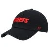 '47 Men's Black Kansas City Chiefs Clean Up Script Adjustable Hat -Mitchell & Ness store DSCO1136780524 1007