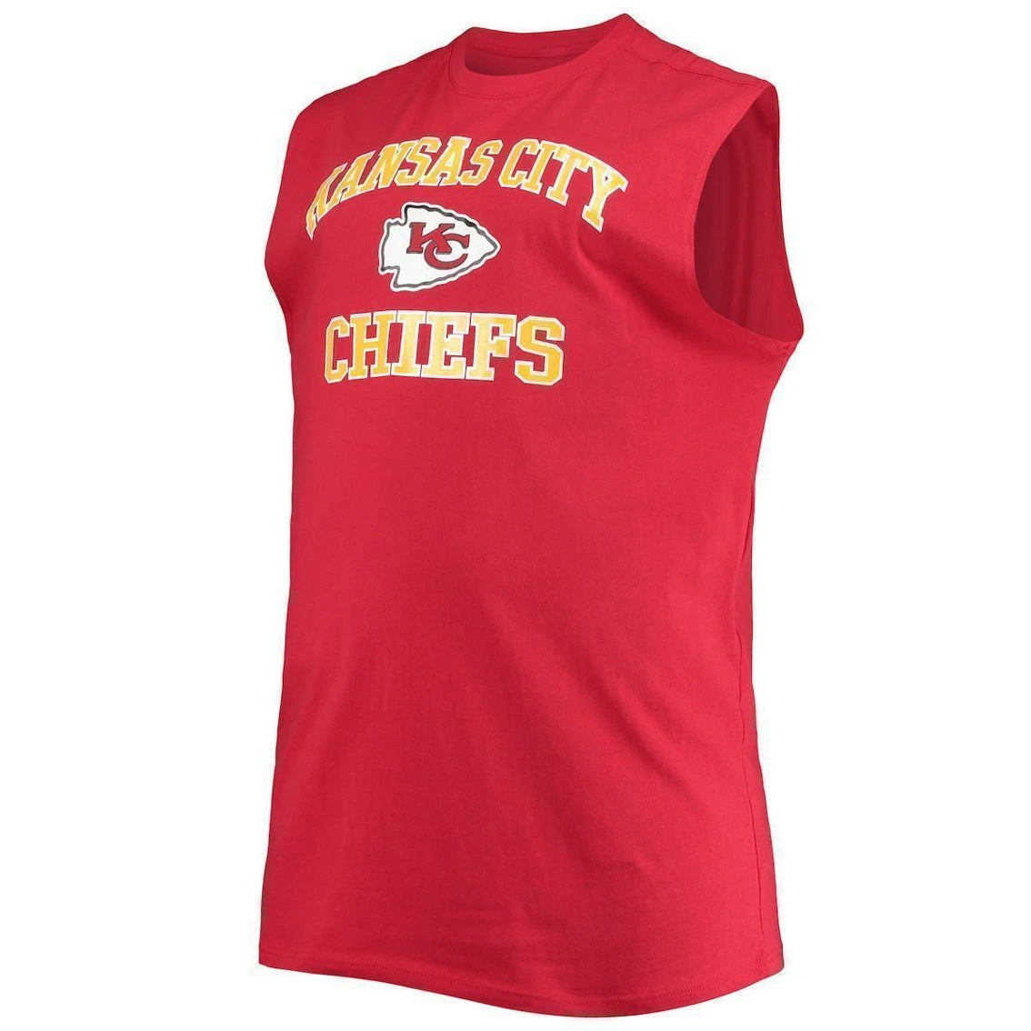 Profile Men's Red Kansas City Chiefs Big & Tall Muscle Tank Top 5 Profile Men's Red Kansas City Chiefs Big & Tall Muscle Tank Top - Image 3