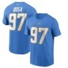 Men's Nike Joey Bosa Powder Blue Los Angeles Chargers Name & Number T-Shirt