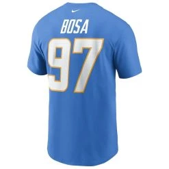 Men's Nike Joey Bosa Powder Blue Los Angeles Chargers Name & Number T-Shirt -Mitchell & Ness store DSCO1136781868 1191 ALT3