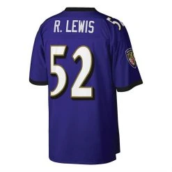 Mitchell & Ness Men's Ray Lewis Purple Baltimore Ravens Big & Tall 2000 Retired Player Replica Jersey -Mitchell & Ness store DSCO1136782088 2729 ALT3