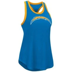 Women's G-III 4Her By Carl Banks Navy Los Angeles Chargers Tater Tank Top -Mitchell & Ness store DSCO1136782131 1294 ALT2