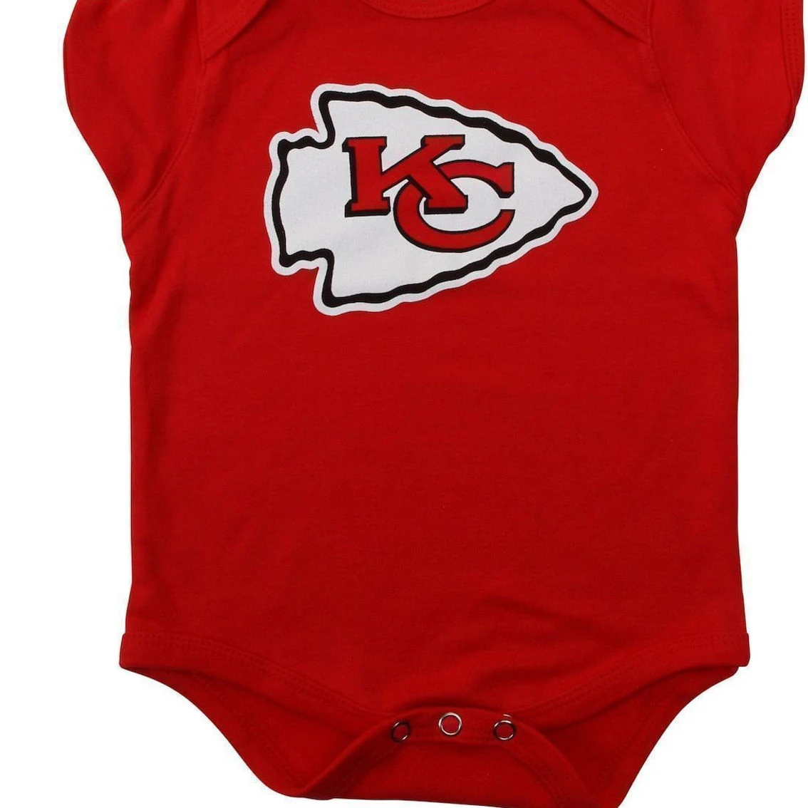 Outerstuff Newborn Red Kansas City Chiefs Team Logo Bodysuit 4 Outerstuff Newborn Red Kansas City Chiefs Team Logo Bodysuit - Image 2