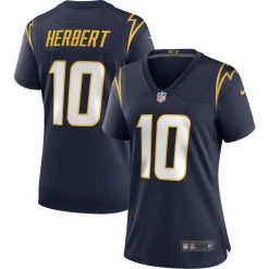Women's Nike Justin Herbert Navy Los Angeles Chargers Alternate Game Jersey 7 Women's Nike Justin Herbert Navy Los Angeles Chargers Alternate Game Jersey -Mitchell & Ness store DSCO1136782685 1320 ALT1
