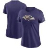 Nike Women's Purple Baltimore Ravens Logo Essential T-Shirt -Mitchell & Ness store DSCO1136782793 2729