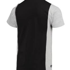 Men's Refried Apparel Black/Heathered Gray Kansas City Chiefs Sustainable Split T-Shirt -Mitchell & Ness store DSCO1136783142 1007 ALT3