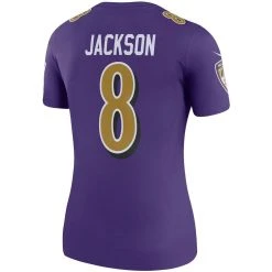 Nike Women's Lamar Jackson Purple Baltimore Ravens Color Rush Legend Player Jersey -Mitchell & Ness store DSCO1136783505 2729 ALT3