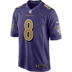 Nike Men's Lamar Jackson Purple Baltimore Ravens Alternate Game Jersey -Mitchell & Ness store DSCO1136783665 2729 ALT2