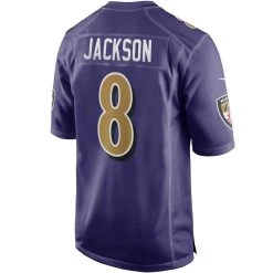 Nike Men's Lamar Jackson Purple Baltimore Ravens Alternate Game Jersey -Mitchell & Ness store DSCO1136783665 2729 ALT3