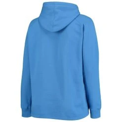 Fanatics Branded Women's Powder Blue Los Angeles Chargers Plus Size First Contact Raglan Pullover Hoodie -Mitchell & Ness store DSCO1136784866 1191 ALT3