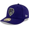 Men's New Era Purple Baltimore Ravens Omaha Low Profile 59FIFTY Fitted Team Hat -Mitchell & Ness store DSCO1136785963 2729
