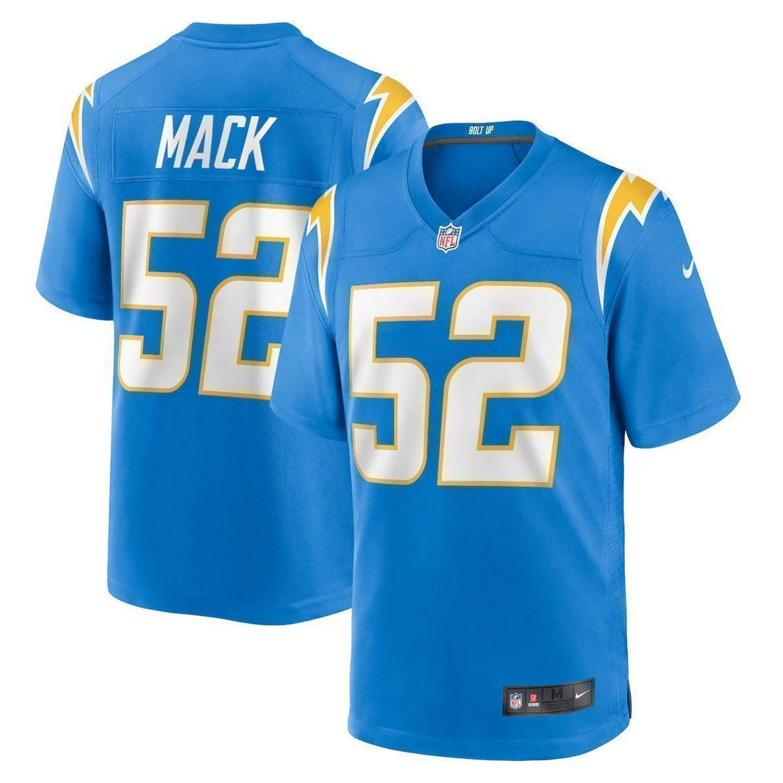 Nike Youth Khalil Mack Powder Blue Los Angeles Chargers Game Jersey 3 Nike Youth Khalil Mack Powder Blue Los Angeles Chargers Game Jersey