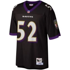Men's Mitchell & Ness Ray Lewis Black Baltimore Ravens Legacy Replica Jersey 8 Men's Mitchell & Ness Ray Lewis Black Baltimore Ravens Legacy Replica Jersey -Mitchell & Ness store DSCO1136787478 1007 ALT2