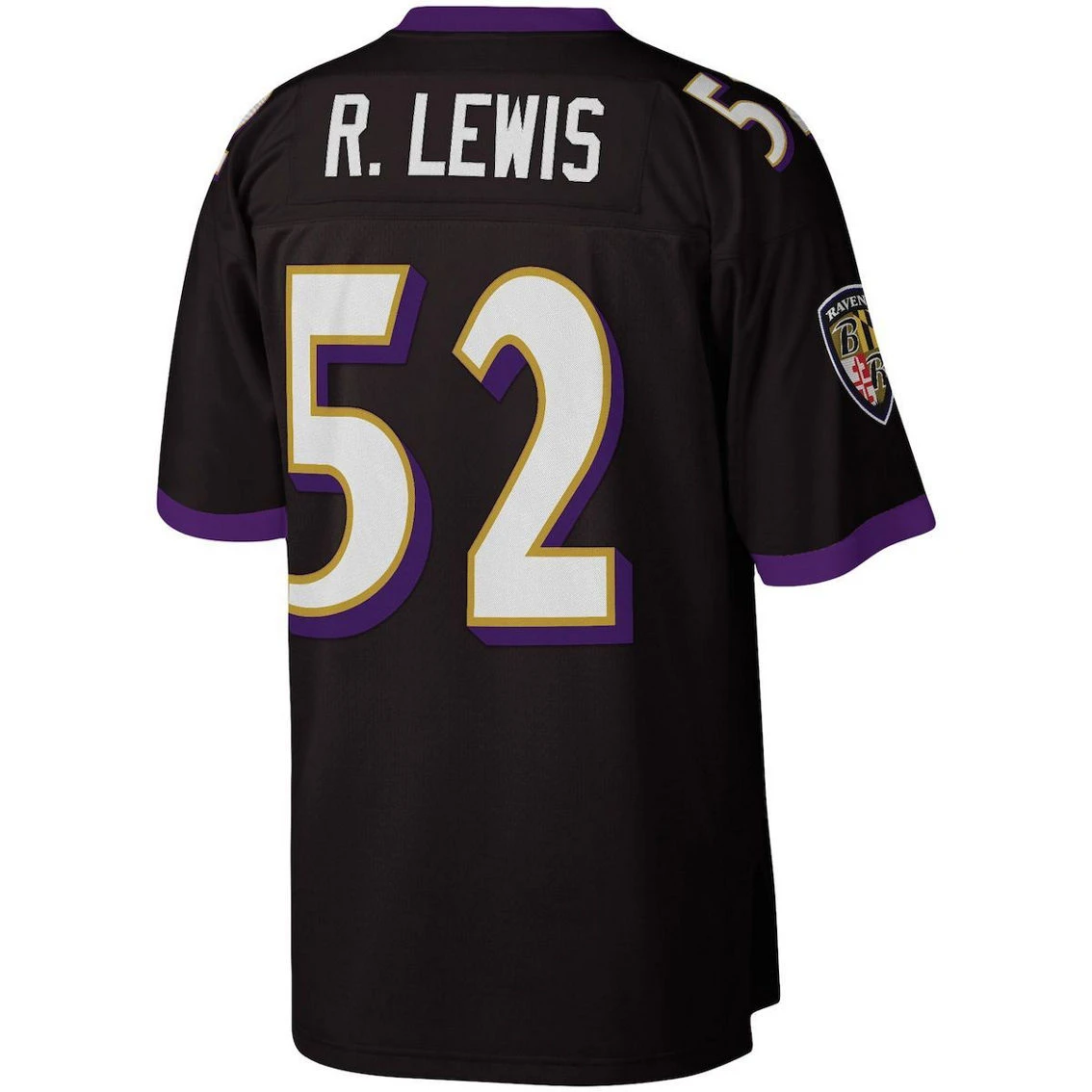 Men's Mitchell & Ness Ray Lewis Black Baltimore Ravens Legacy Replica Jersey 6 Men's Mitchell & Ness Ray Lewis Black Baltimore Ravens Legacy Replica Jersey - Image 4