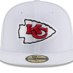 New Era Men's White Kansas City Chiefs Omaha 59FIFTY Fitted Hat -Mitchell & Ness store DSCO1136787716 3550 ALT2