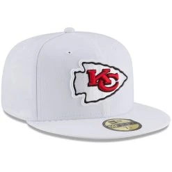 New Era Men's White Kansas City Chiefs Omaha 59FIFTY Fitted Hat -Mitchell & Ness store DSCO1136787716 3550 ALT3