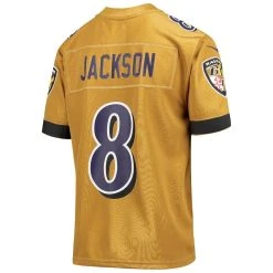 Nike Youth Lamar Jackson Gold Baltimore Ravens Inverted Game Jersey 9 Nike Youth Lamar Jackson Gold Baltimore Ravens Inverted Game Jersey -Mitchell & Ness store DSCO1136791560 1853 ALT3