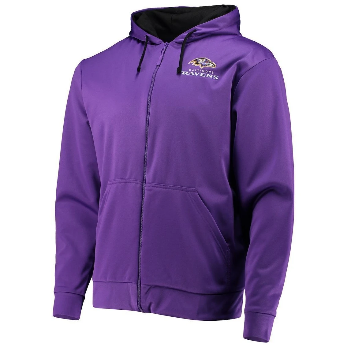 Dunbrooke Men's Purple/Black Baltimore Ravens Apprentice Full-Zip Hoodie 5 Dunbrooke Men's Purple/Black Baltimore Ravens Apprentice Full-Zip Hoodie - Image 3