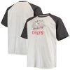 Profile Men's Oatmeal/Heathered Charcoal Kansas City Chiefs Big & Tall Raglan T-Shirt -Mitchell & Ness store DSCO1136793333 I5PN