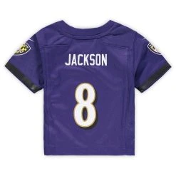 Nike Infant Lamar Jackson Purple Baltimore Ravens Game Jersey -Mitchell & Ness store DSCO1136793513 2729 ALT3