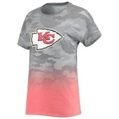 Outerstuff Juniors Gray/Red Kansas City Chiefs Beth Camo Dip-Dye T-Shirt 8 Outerstuff Juniors Gray/Red Kansas City Chiefs Beth Camo Dip-Dye T-Shirt -Mitchell & Ness store DSCO1136793955 FJad ALT2