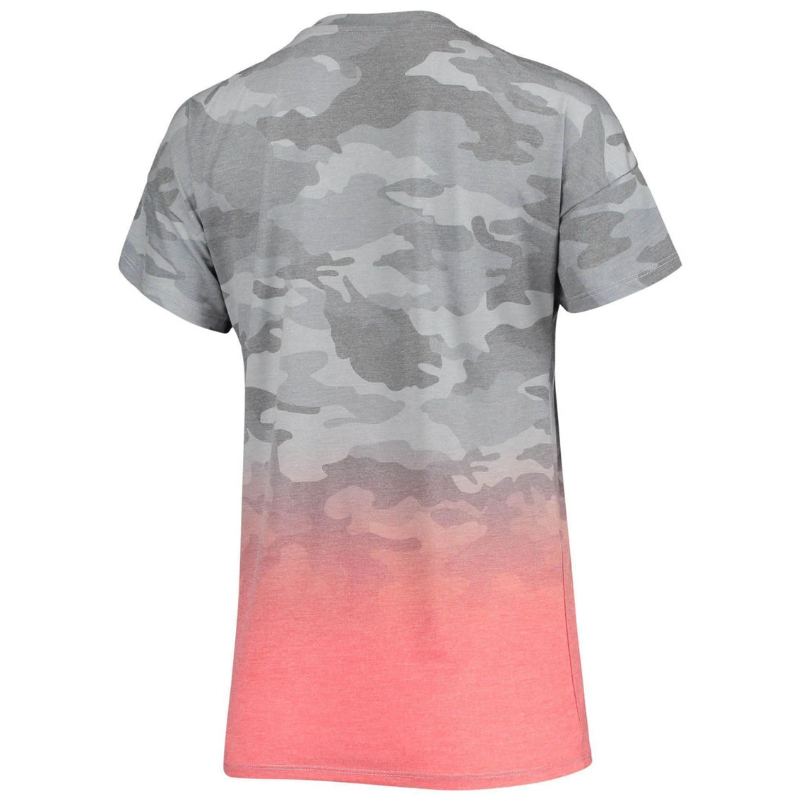 Outerstuff Juniors Gray/Red Kansas City Chiefs Beth Camo Dip-Dye T-Shirt 6 Outerstuff Juniors Gray/Red Kansas City Chiefs Beth Camo Dip-Dye T-Shirt - Image 4