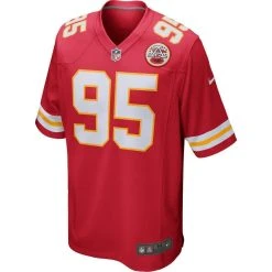 Nike Men's Chris Jones Red Kansas City Chiefs Player Game Jersey -Mitchell & Ness store DSCO1136794015 2910 ALT2