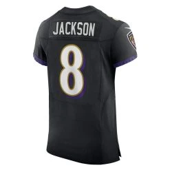 Nike Men's Lamar Jackson Black Baltimore Ravens Alternate Vapor Elite Player Jersey -Mitchell & Ness store DSCO1137143620 1007 ALT3