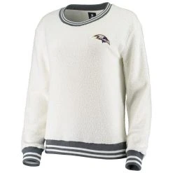 Concepts Sport Women's Cream/Charcoal Baltimore Ravens Granite Knit Pullover Sweatshirt 8 Concepts Sport Women's Cream/Charcoal Baltimore Ravens Granite Knit Pullover Sweatshirt -Mitchell & Ness store DSCO1137144633 6662 ALT2