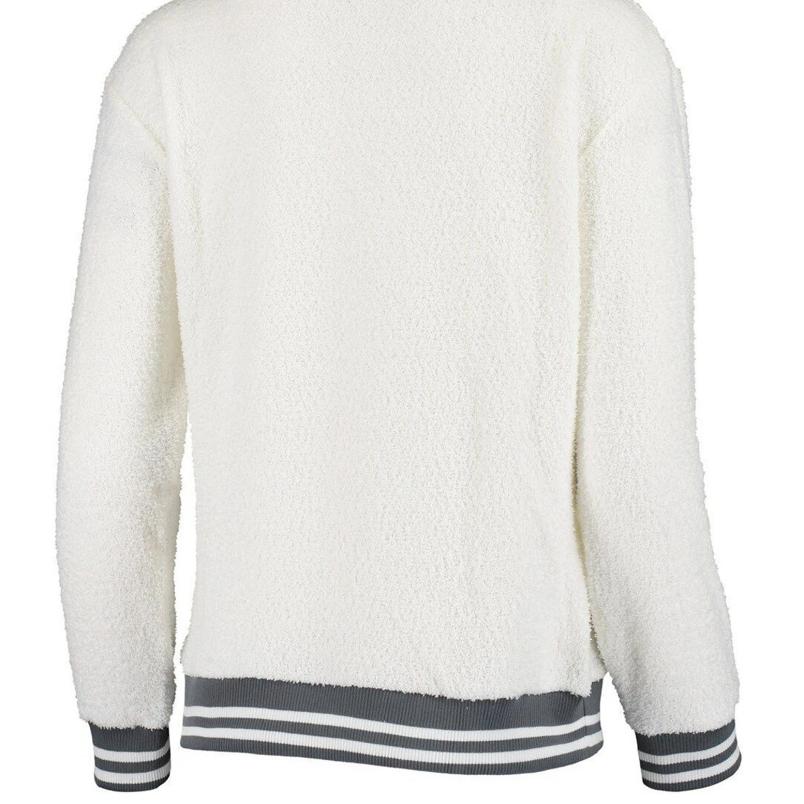 Concepts Sport Women's Cream/Charcoal Baltimore Ravens Granite Knit Pullover Sweatshirt 6 Concepts Sport Women's Cream/Charcoal Baltimore Ravens Granite Knit Pullover Sweatshirt - Image 4