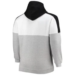 Profile Men's Black/Heathered Gray Baltimore Ravens Big & Tall Team Logo Pullover Hoodie -Mitchell & Ness store DSCO1137270158 1007 ALT3