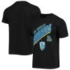 Men's Junk Food Black Los Angeles Chargers Slant T-Shirt
