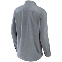NFL X Darius Rucker Collection By Fanatics Men's Gray Kansas City Chiefs Chambray Button-Up Long Sleeve Shirt 9 NFL X Darius Rucker Collection By Fanatics Men's Gray Kansas City Chiefs Chambray Button-Up Long Sleeve Shirt -Mitchell & Ness store DSCO1137452029 1927 ALT3