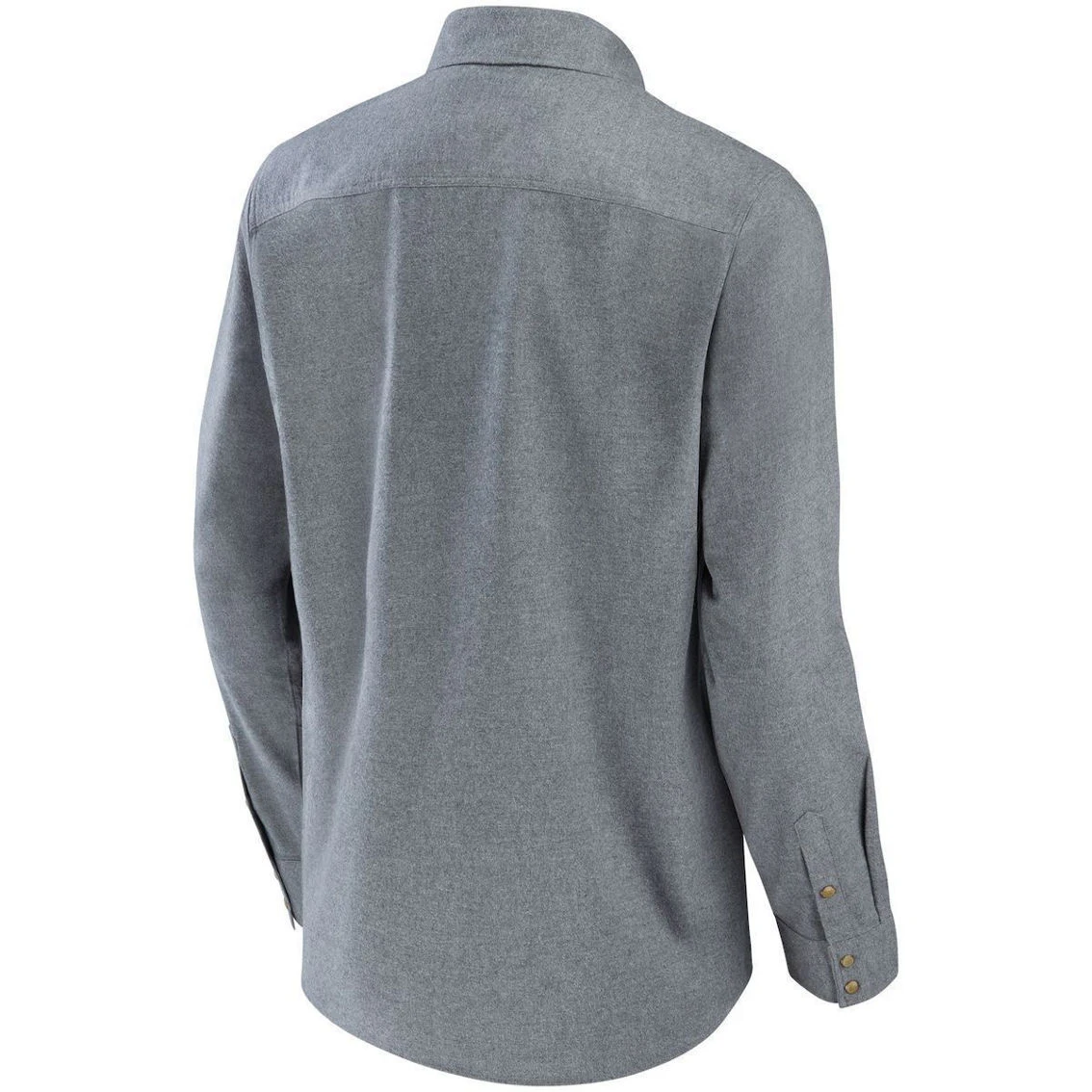 NFL X Darius Rucker Collection By Fanatics Men's Gray Kansas City Chiefs Chambray Button-Up Long Sleeve Shirt 6 NFL X Darius Rucker Collection By Fanatics Men's Gray Kansas City Chiefs Chambray Button-Up Long Sleeve Shirt - Image 4