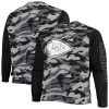 FOCO Men's Black Kansas City Chiefs Camo Long Sleeve T-Shirt