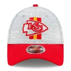 New Era Men's Gray/Red Kansas City Chiefs 2021 NFL Training Camp Official 9FORTY Adjustable Hat -Mitchell & Ness store DSCO1137456455 FJad ALT2