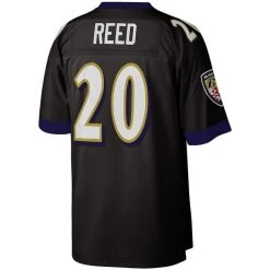 Mitchell & Ness Men's Ed Reed Black Baltimore Ravens Legacy Replica Jersey 9 Mitchell & Ness Men's Ed Reed Black Baltimore Ravens Legacy Replica Jersey -Mitchell & Ness store DSCO1137693793 1007 ALT3