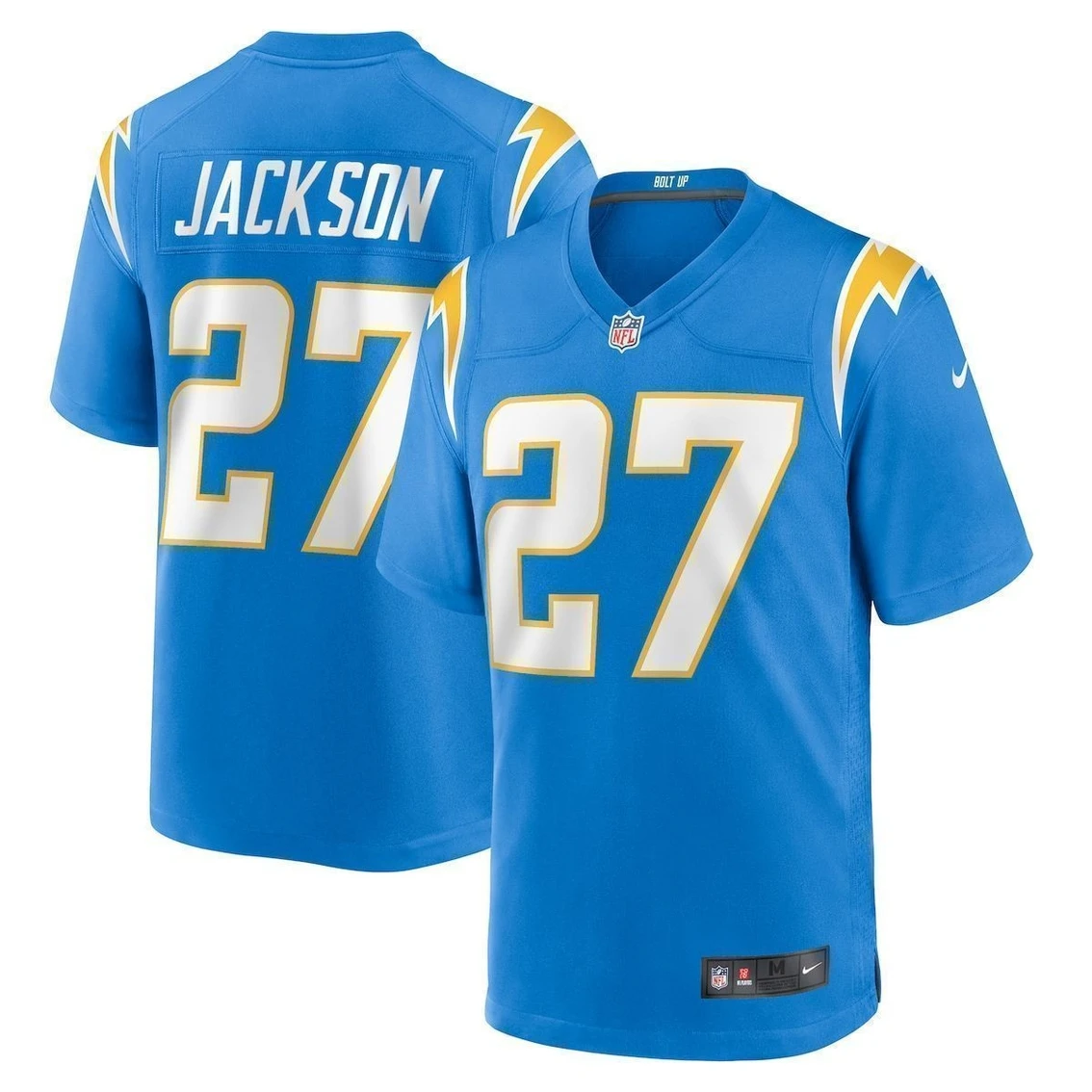 Nike Men's J.C. Jackson Powder Blue Los Angeles Chargers Game Jersey 3 Nike Men's J.C. Jackson Powder Blue Los Angeles Chargers Game Jersey