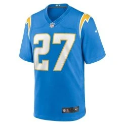 Nike Men's J.C. Jackson Powder Blue Los Angeles Chargers Game Jersey 8 Nike Men's J.C. Jackson Powder Blue Los Angeles Chargers Game Jersey -Mitchell & Ness store DSCO1137813424 1191 ALT2