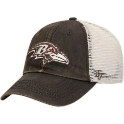 '47 Men's Brown/Natural Oil Cloth Trucker Clean Up Adjustable Hat