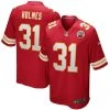 Nike Men's Priest Holmes Red Kansas City Chiefs Game Retired Player Jersey -Mitchell & Ness store DSCO1137814608 2910