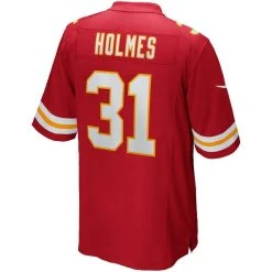 Nike Men's Priest Holmes Red Kansas City Chiefs Game Retired Player Jersey -Mitchell & Ness store DSCO1137814608 2910 ALT3