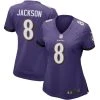 Women's Nike Lamar Jackson Purple Baltimore Ravens Game Player Jersey 1 Women's Nike Lamar Jackson Purple Baltimore Ravens Game Player Jersey -Mitchell & Ness store DSCO1138725795 2729