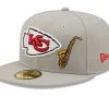Men's New Era Gray Kansas City Chiefs City Describe 59FIFTY Fitted Hat 2 Men's New Era Gray Kansas City Chiefs City Describe 59FIFTY Fitted Hat -Mitchell & Ness store DSCO1140227208 1927
