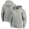 Fanatics Branded Men's Heathered Gray Los Angeles Chargers Big & Tall Primary Logo Pullover Hoodie