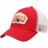 '47 Men's Red/Natural Kansas City Chiefs Penwald Trucker Clean Up Snapback Hat