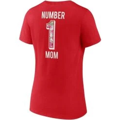 Fanatics Branded Women's Red Kansas City Chiefs Team Mother's Day V-Neck T-Shirt -Mitchell & Ness store DSCO1140228391 2910 ALT3